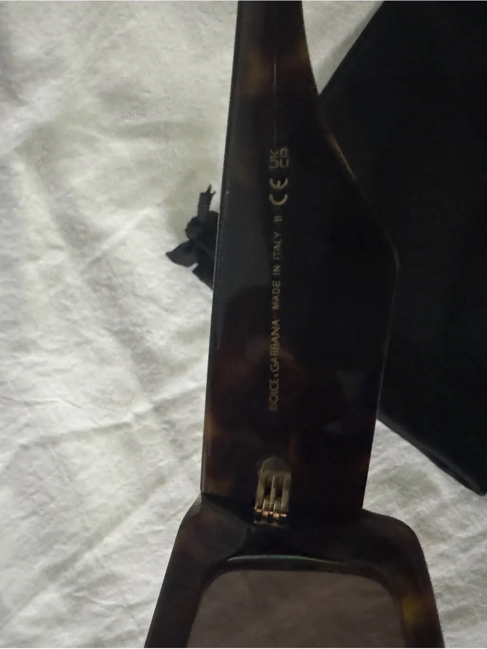 Dolce & Gabbana Havana Brown Square Sunglasses Made in Italy